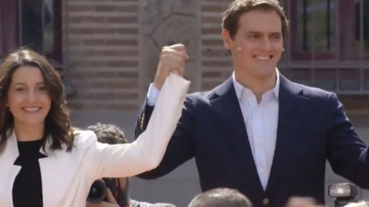In&eacute;s Arrimadas y Albert Rivera. / RR SS.