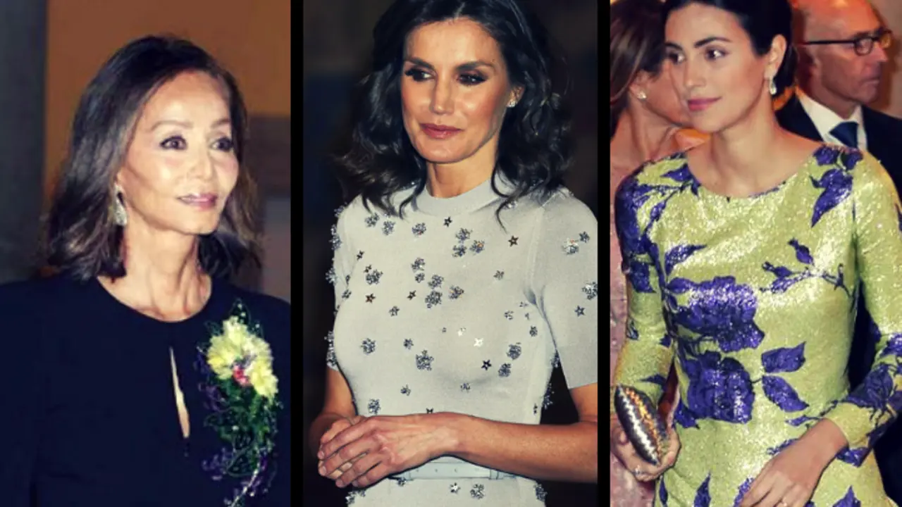 Isabel Preysler, reina Letizia y Alessandra de Osma. RR SS.