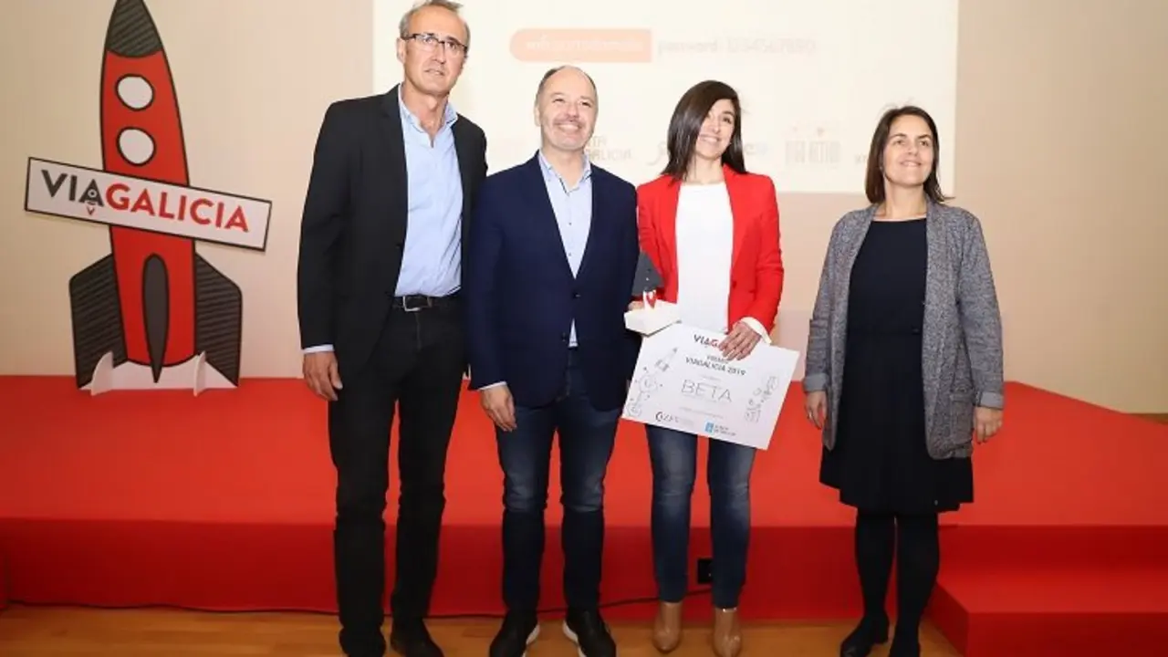 Entrega del Premio ViaGalicia 2019 a Beta Implants. / Xunta