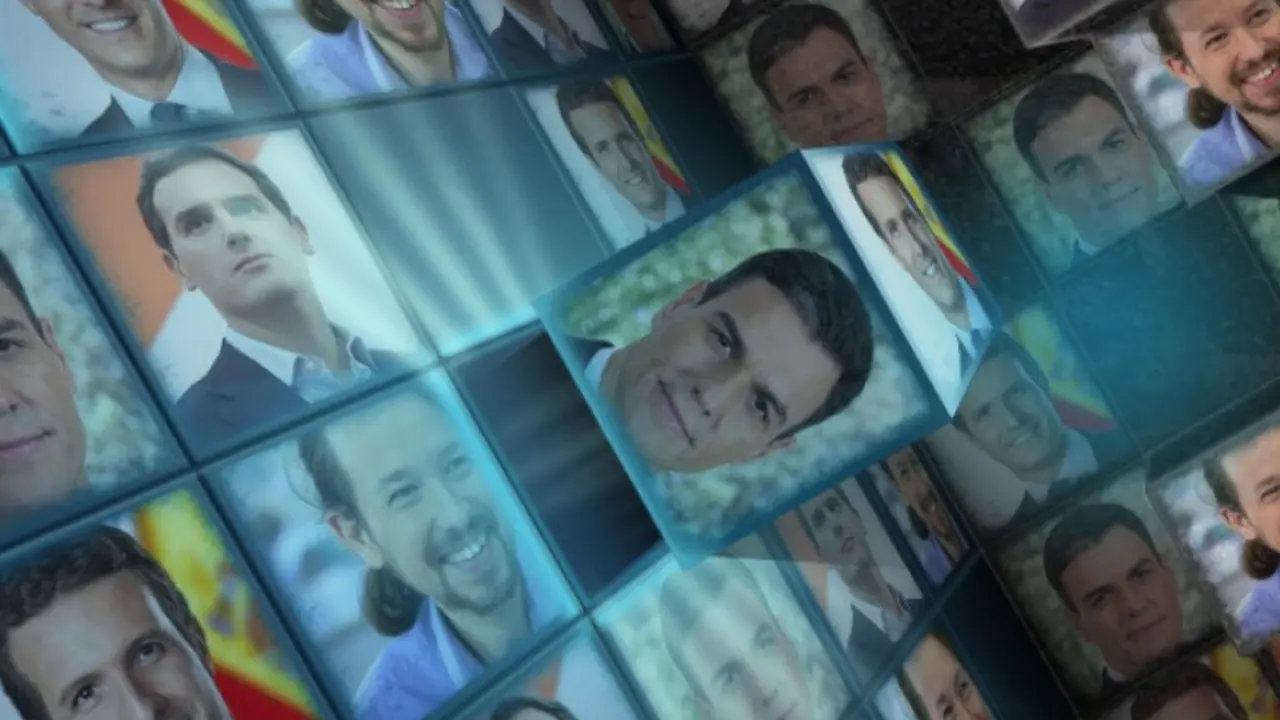 Pedro S&aacute;nchez, Pablo Casado, Pablo Iglesias y Albert Rivera. / Mundiario