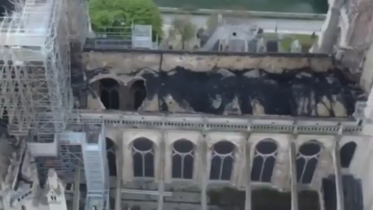 Notre Dame tras el incendio. / Mundiario