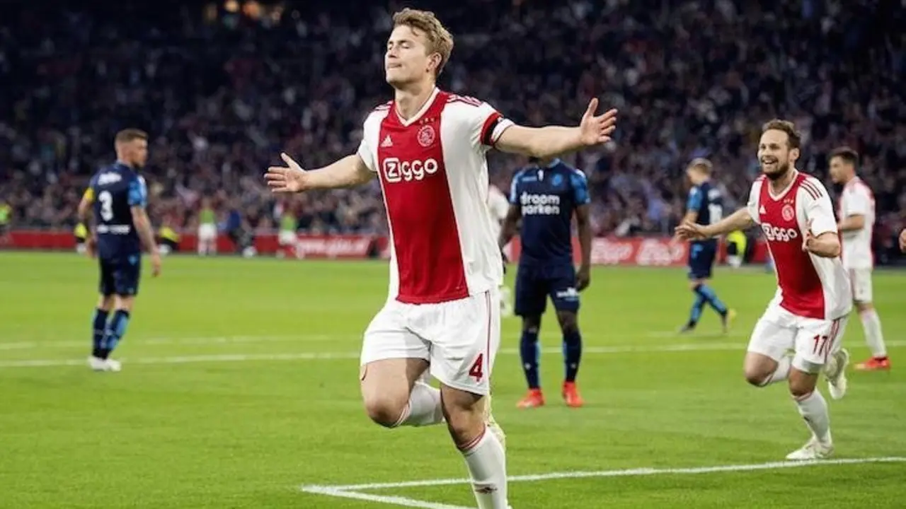 Matthijs de Ligt, capitán del Ajax. / Twitter