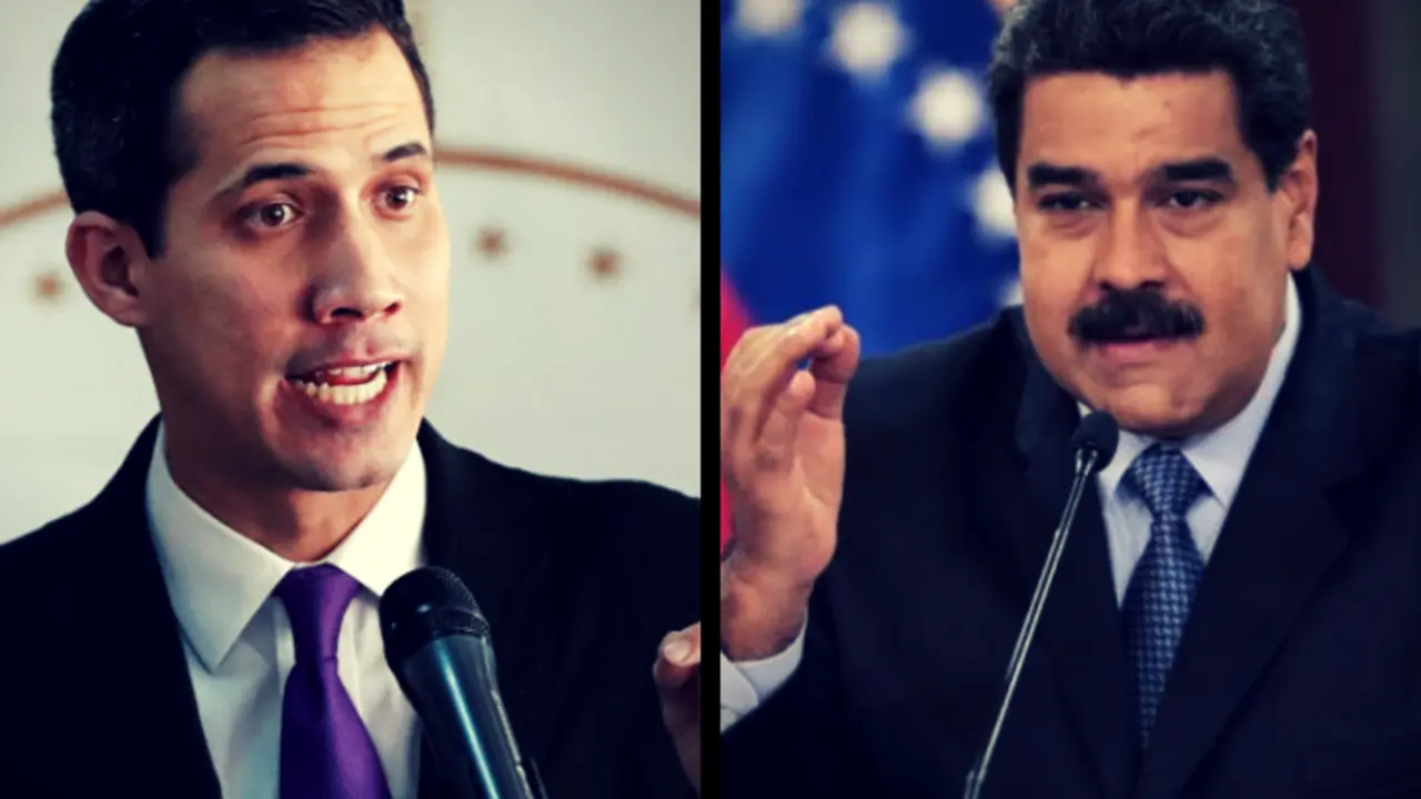 Juan Guaid&oacute; y Nicol&aacute;s Maduro. / RR SS.