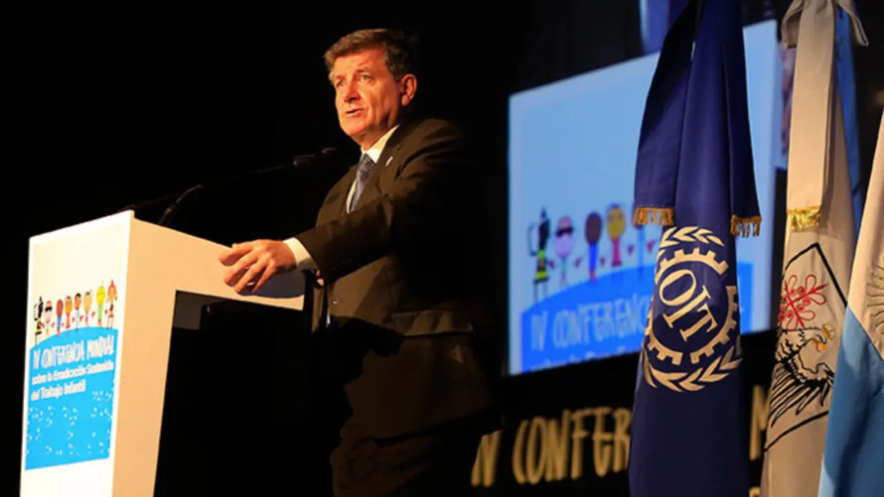 Guy Ryder es el director de la Organizaci&oacute;n Internacional del Trabajo (OIT). / Twitter.