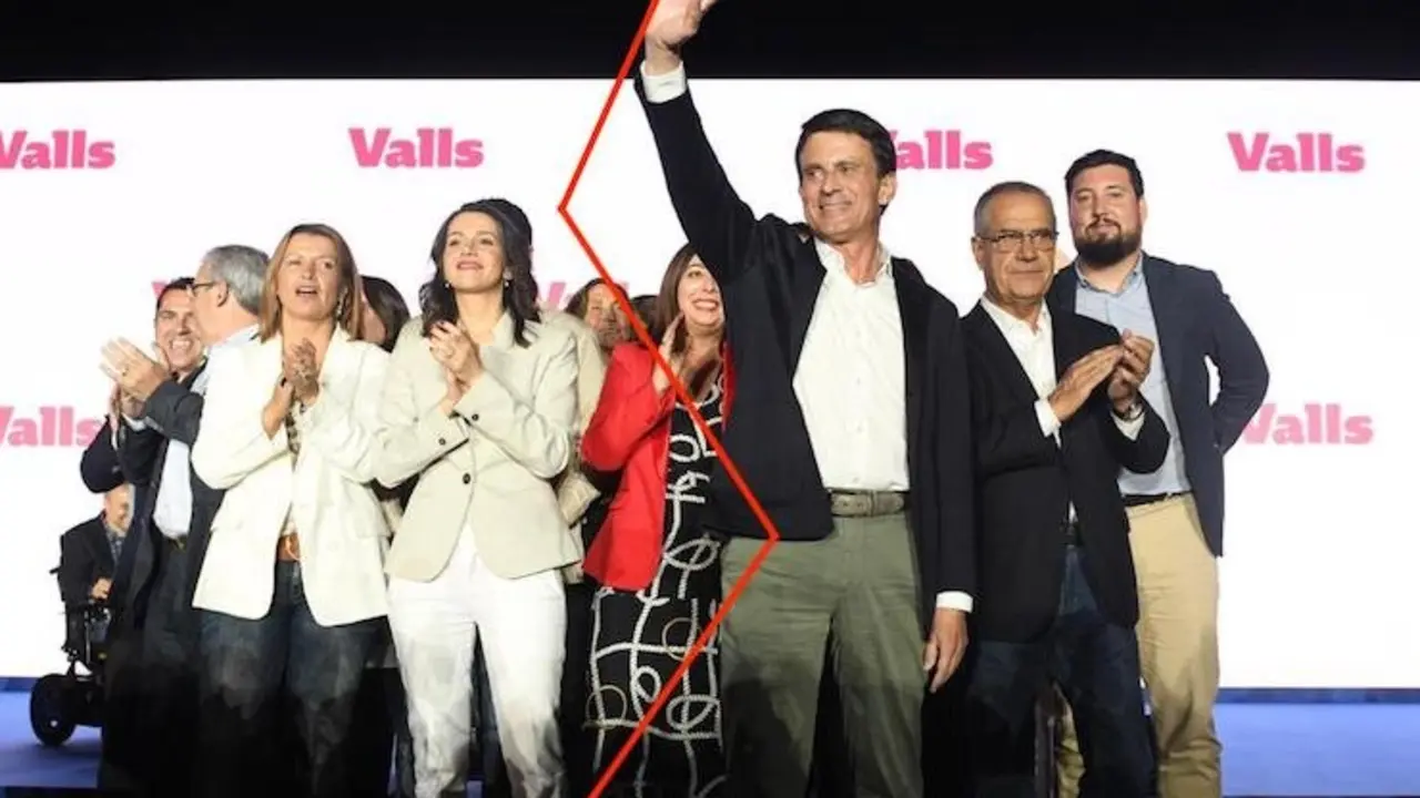 Manuel Valls durante la campa&ntilde;a electoral. / FB Manuel Valls