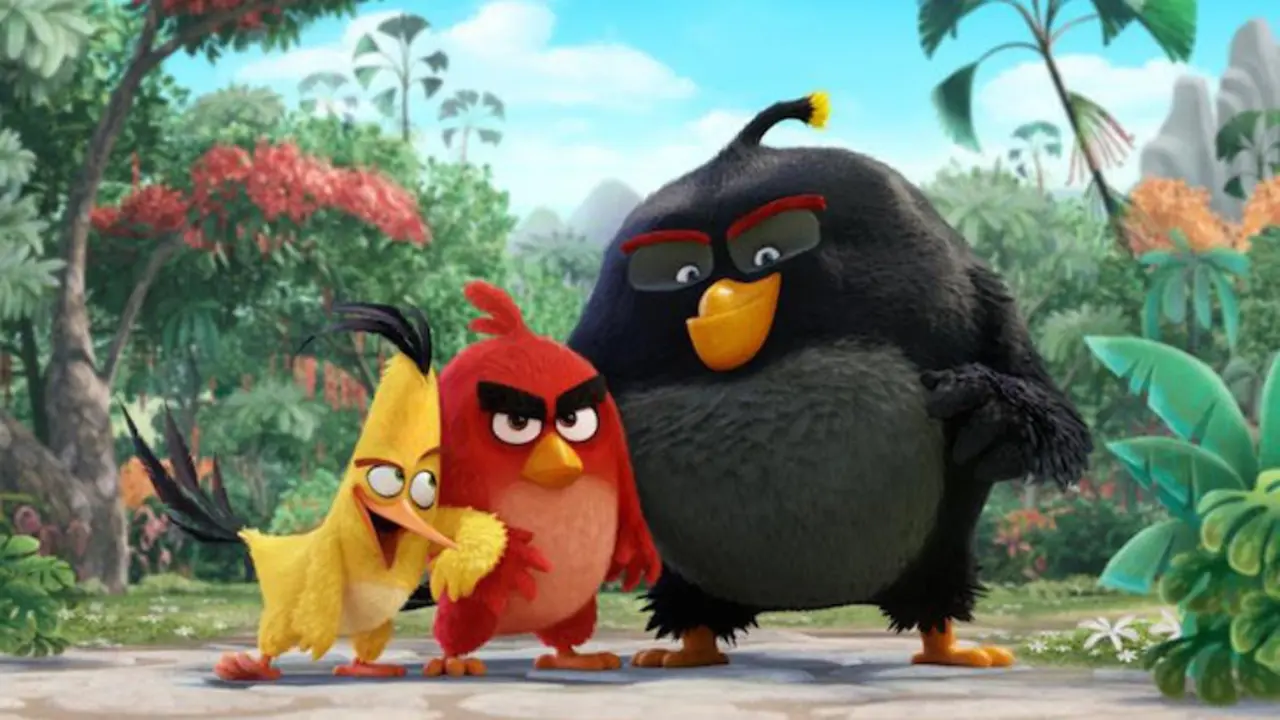 Imagen de la película de Angry Birds.