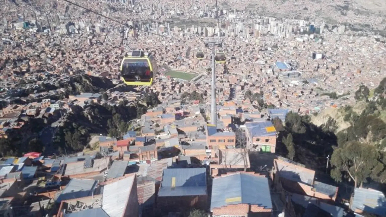 La Paz, capital de Bolivia.