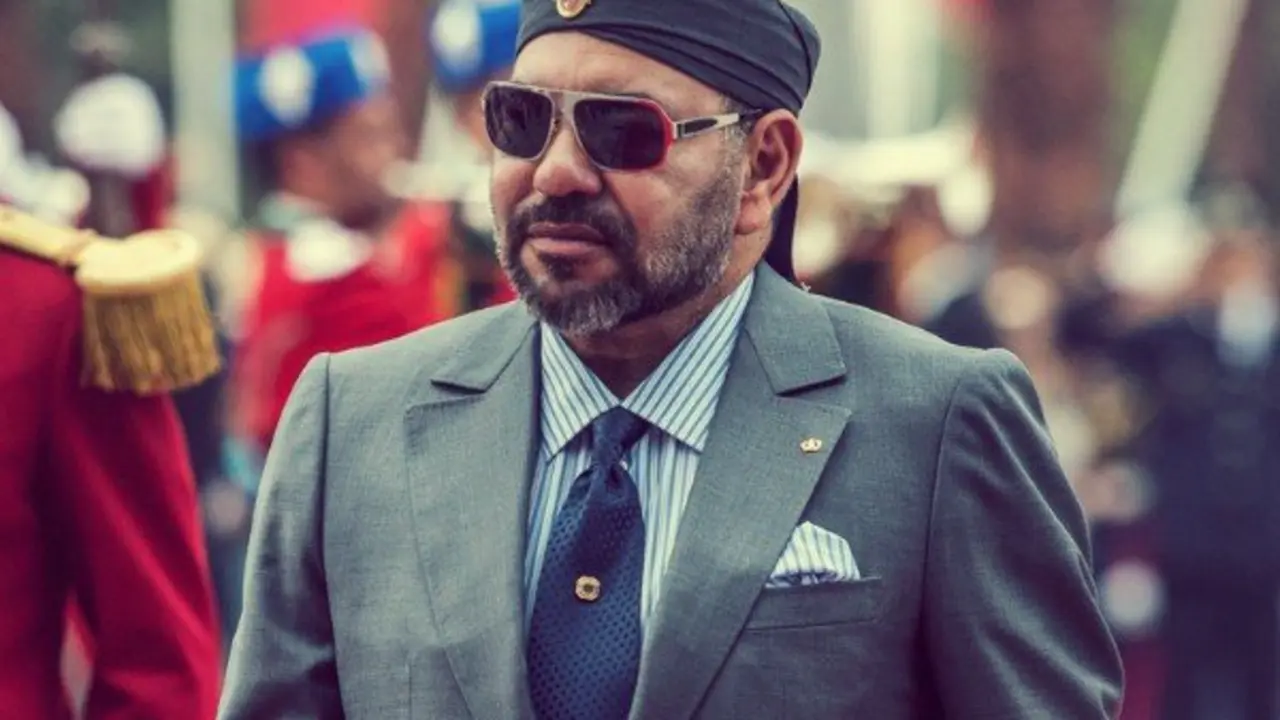 El Rey de Marruecos, Mohamed VI,