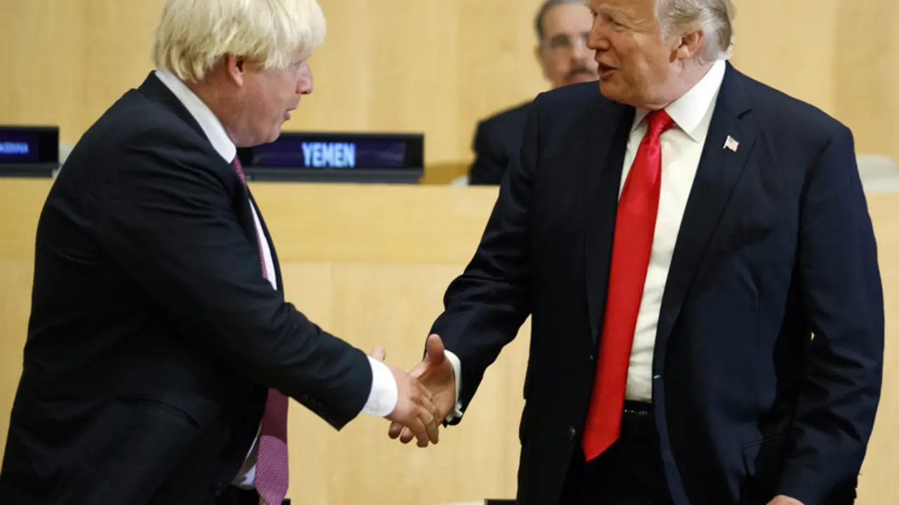Jonhson y Trump