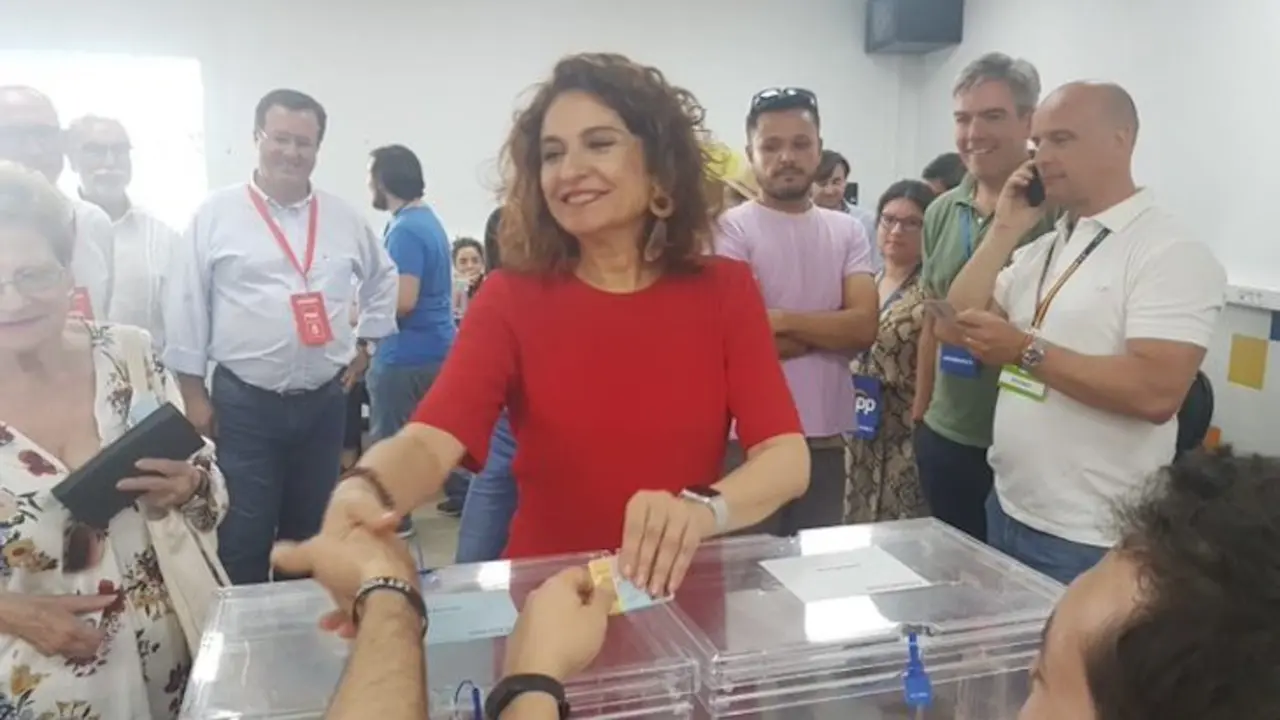 María Jesús Montero, ministra de Hacienda en funciones. / Twitter
