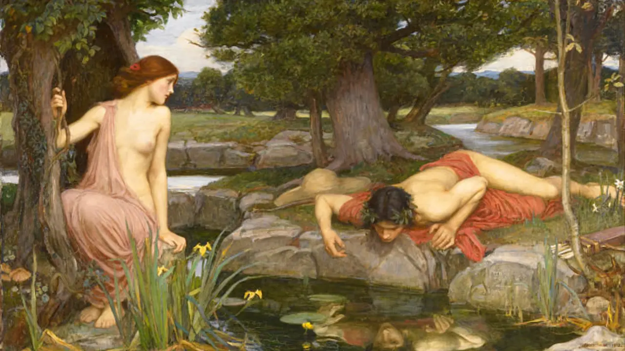 Eco y Narciso. John William Waterhouse