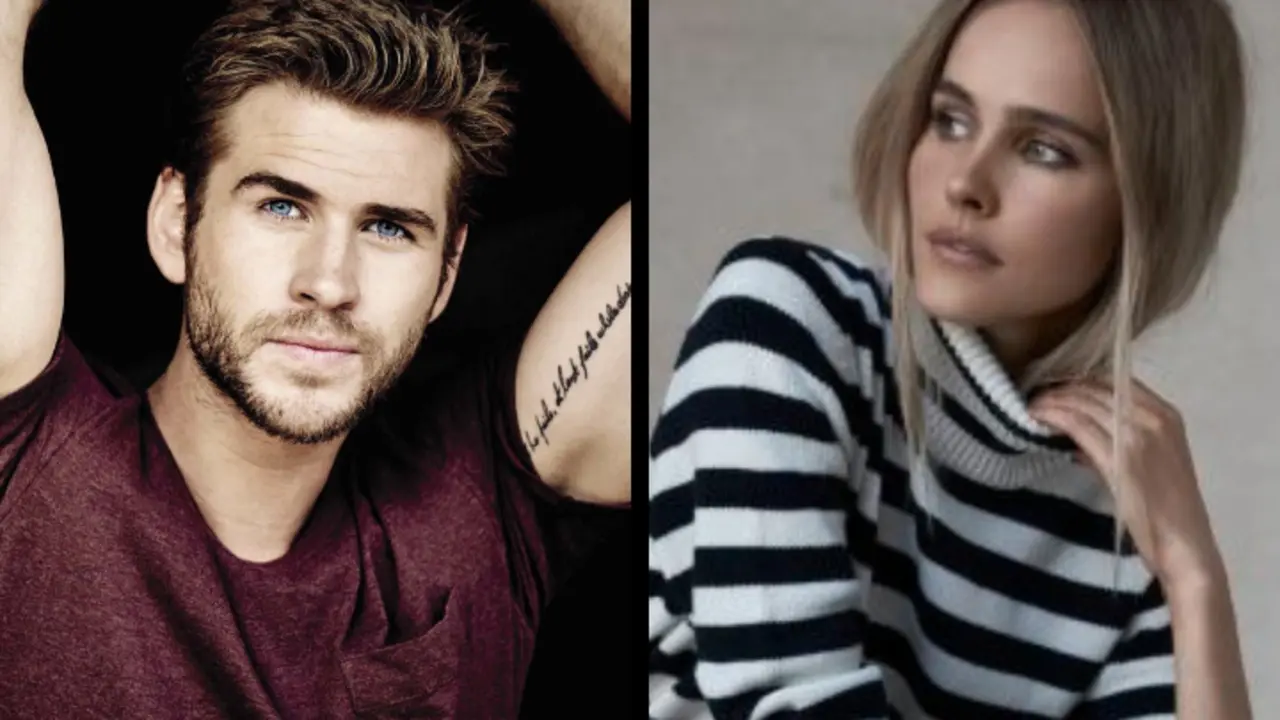 Liam Hemsworth, actor; e Isabel Lucas, actriz. RR SS.