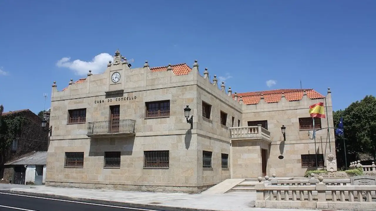 Casa consistorial en Valga. / Wikipedia