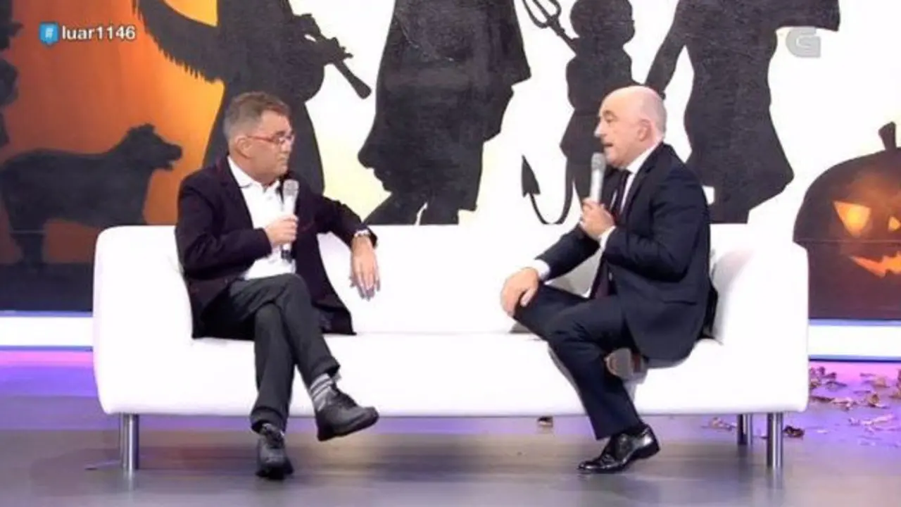 Xosé Manuel Piñeiro y Xosé Ramón Gayoso. / TVG