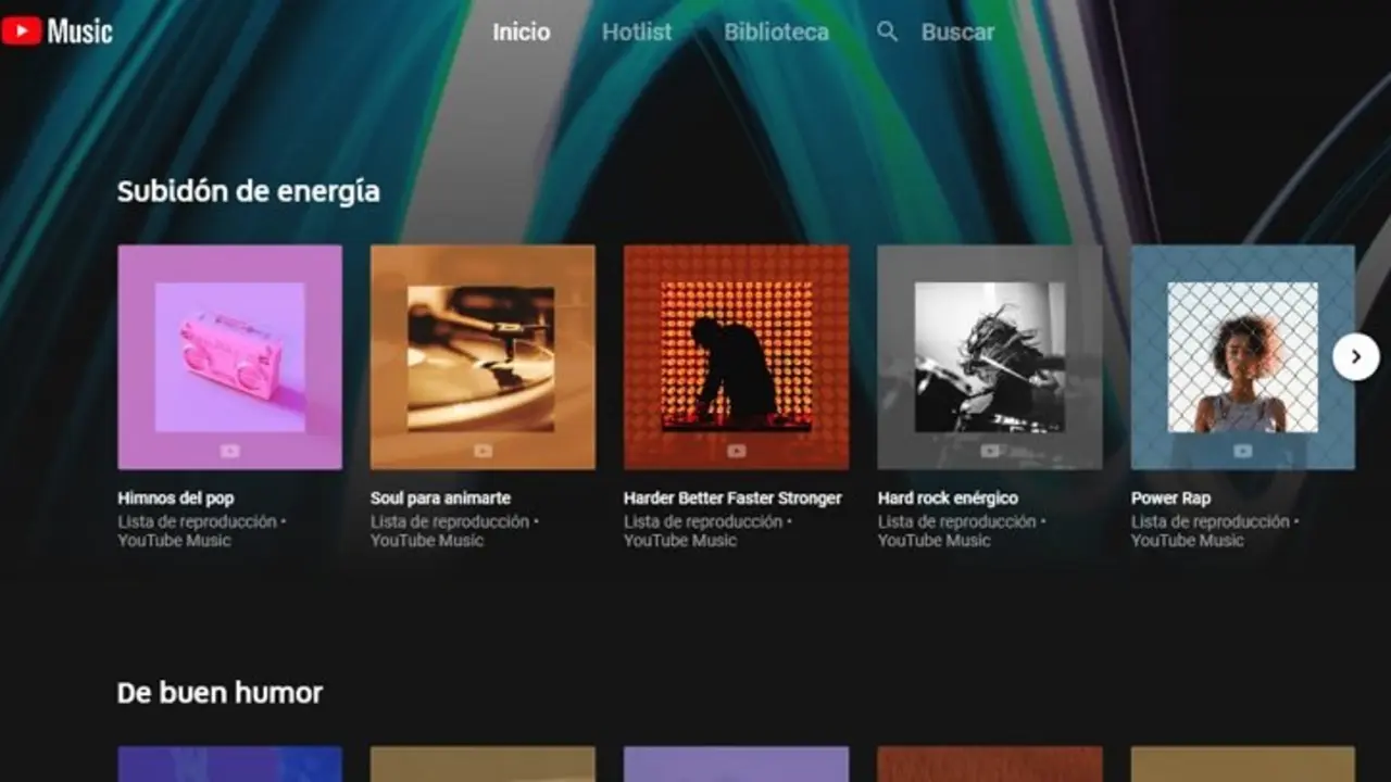 Youtube Music, la plataforma de streaming de Google. /elPeri&oacute;dico