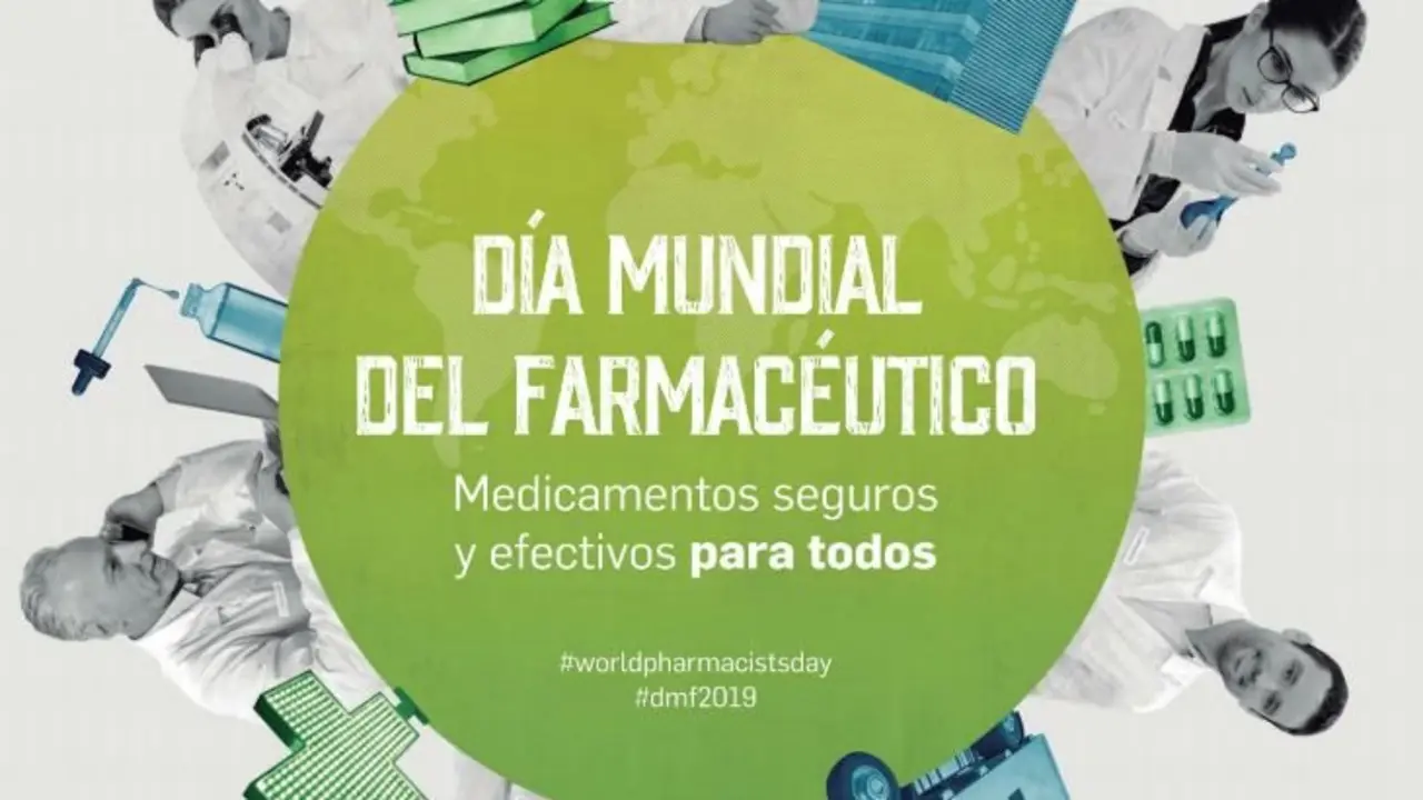 Cartel del D&iacute;a Mundial del Farmac&eacute;utico, que la FIP celebra el 25 de septiembre. / Mundiario