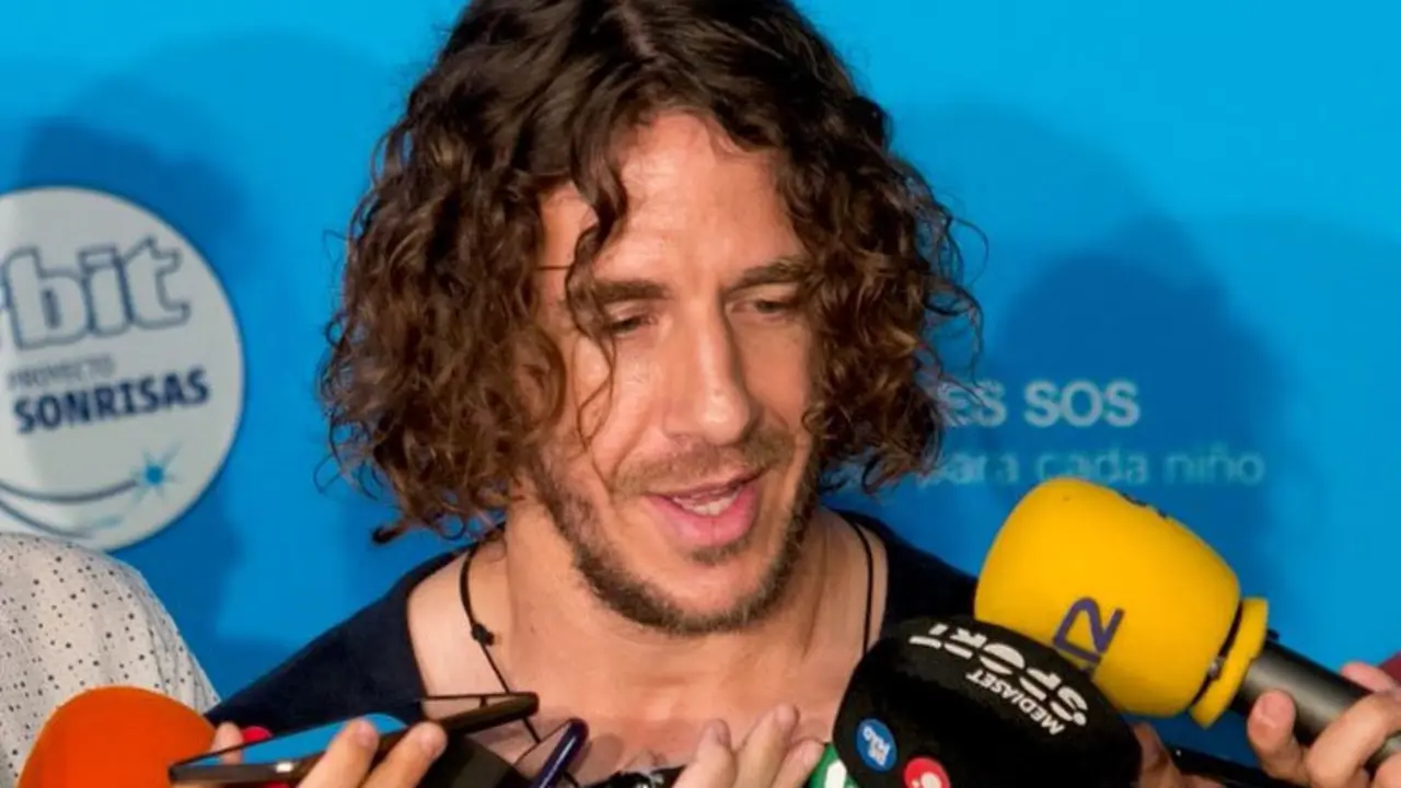 Carles Puyol declarando ante la prensa. / Twitter