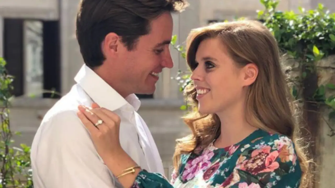 Edouardo Mapelli Mozzi, empresario; y la princesa Beatriz de York. Instagram.