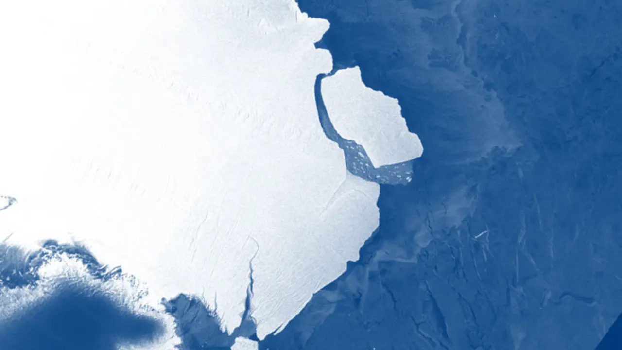 Se desprendi&oacute; un iceberg de la plataforma ant&aacute;rtica. /&nbsp;&nbsp;Esa Sentinel-1A