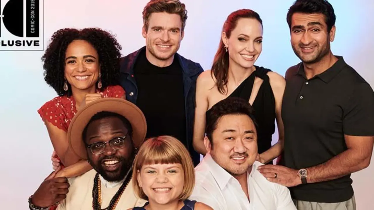 Se filtraron im&aacute;genes del rodaje de Los Eternos de Marvel. / Entertainment Weekly