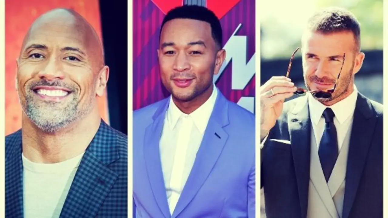 Dwayne Johnson; John Legend; David Bechkam. RR SS.