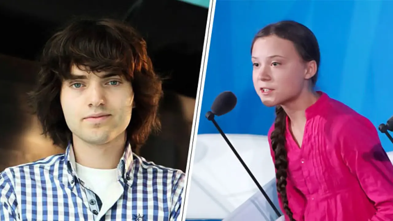 Bojan Slat y Greta Thunberg. / RR SS