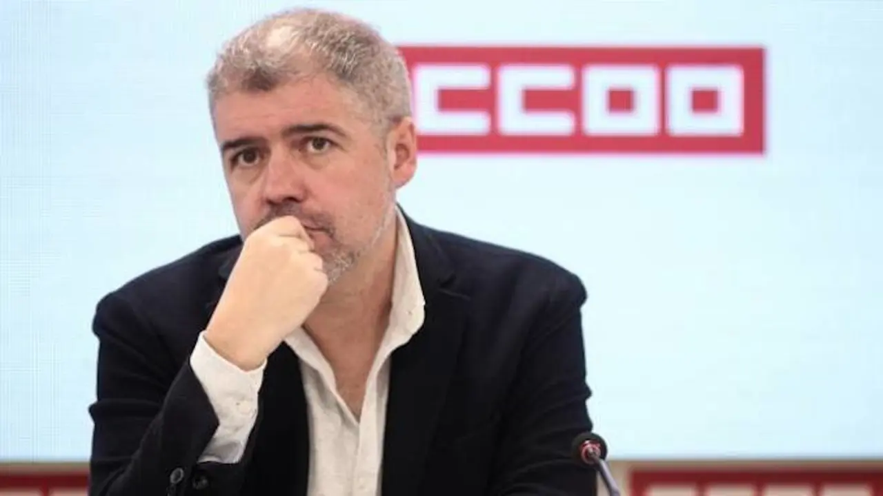 Unai Sordo, secretario general de CC OO. / Twitter