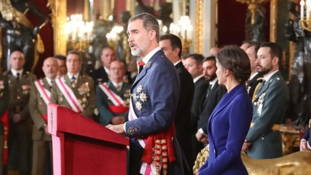 El Rey Felipe VI en la Pascua Militar. / Mundiario