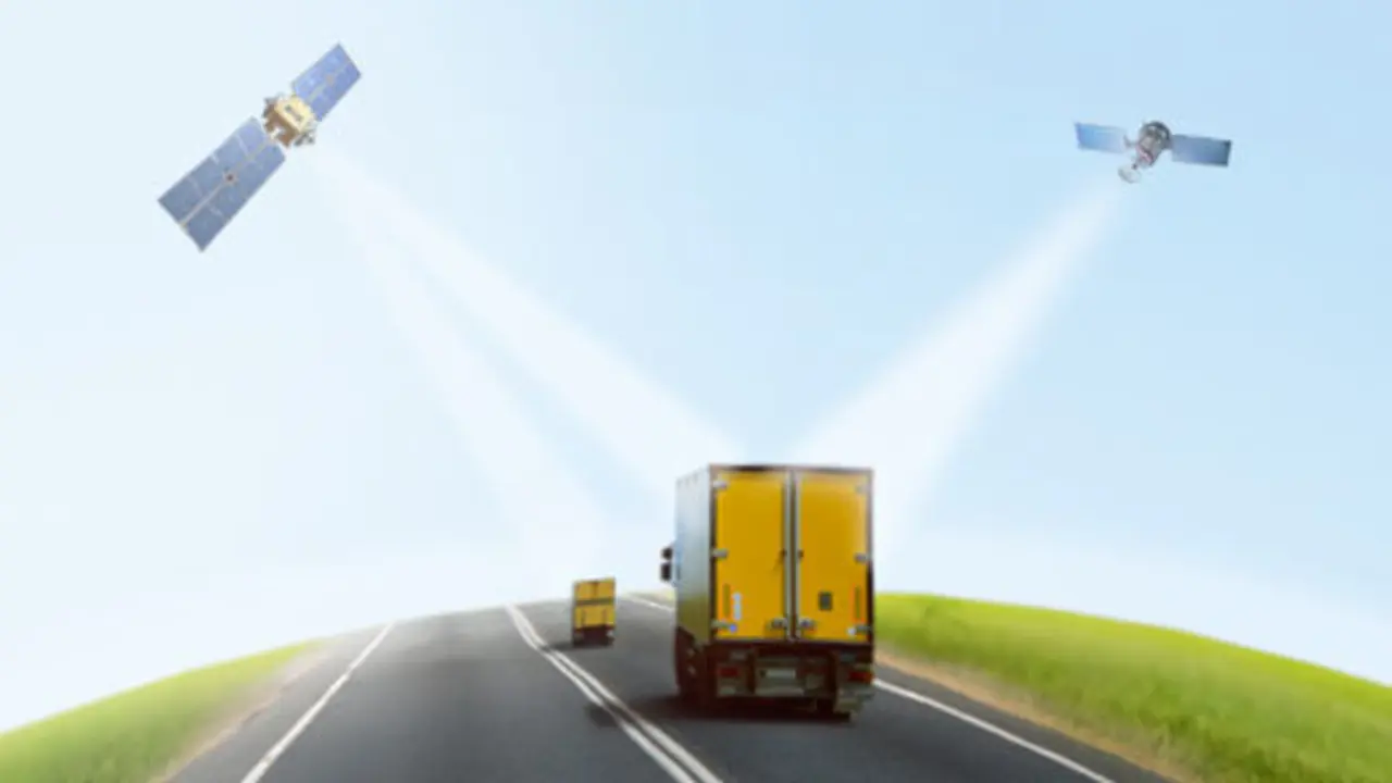 Veh&iacute;culo con GPS. / Webfleet
