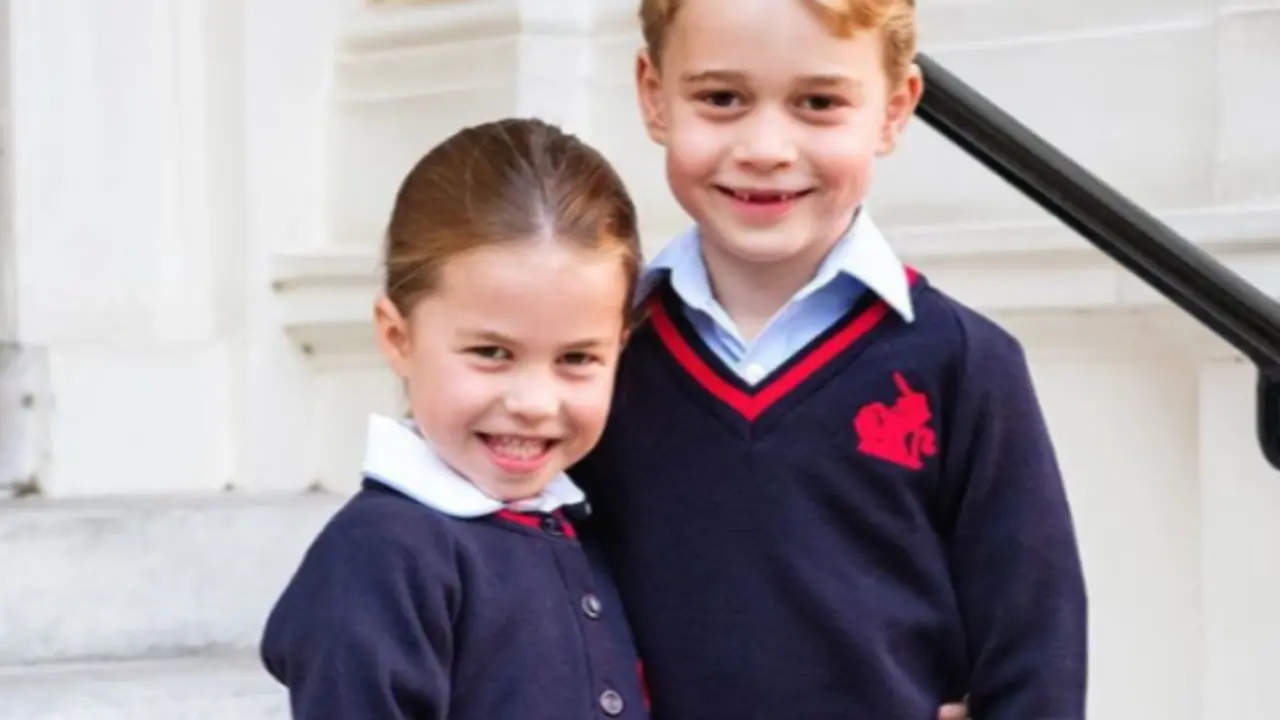 George y Charlotte de Cambridge. Instagram.
