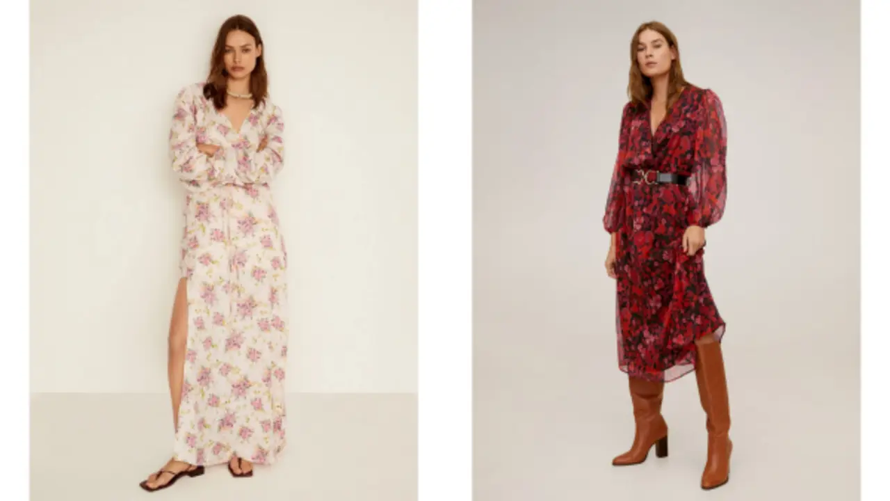 Vestidos florales de Mango. Mango. 