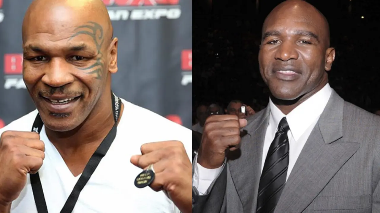 Mike Tyson y Evander Holyfield. / Twitter
