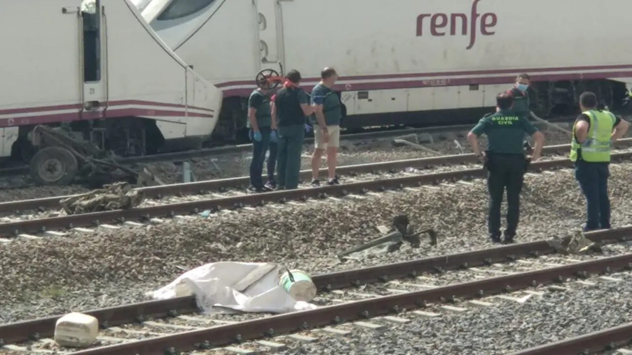 La zona del accidente del Alvia. / zamora24horas.com