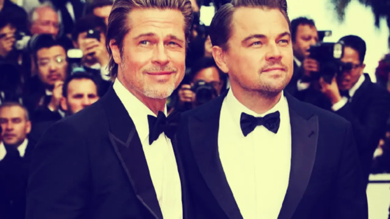 Brad Pitt y Leonardo Di Caprio, actores. Instagram. 