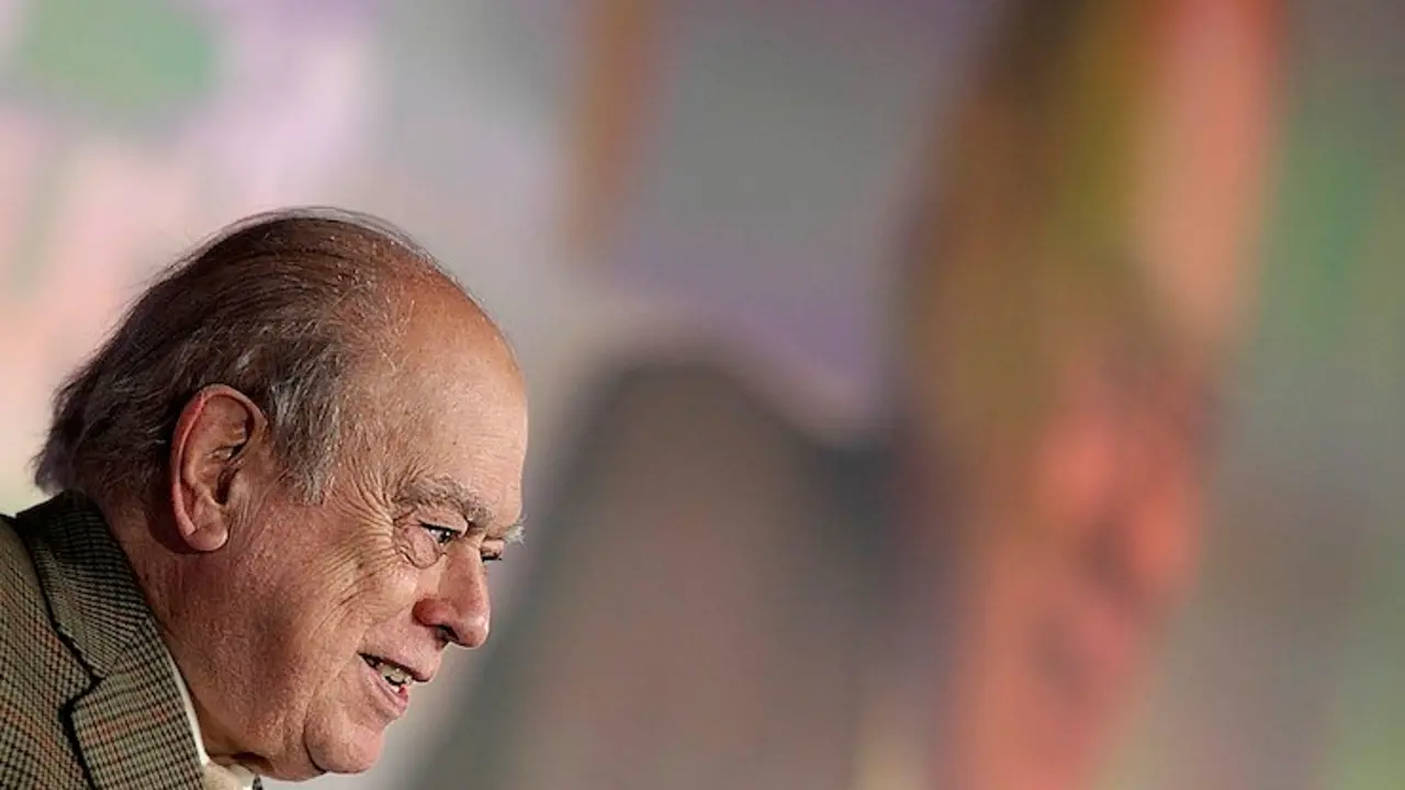 Jordi Pujol, en un Congreso de Democr&aacute;tica de Catalu&ntilde;a en 2012. / CDC / Jordi Play / Wikipedia