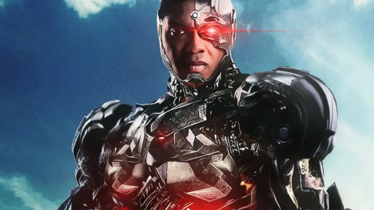 Ray Fisher, actor, como Cyborg. Productora.