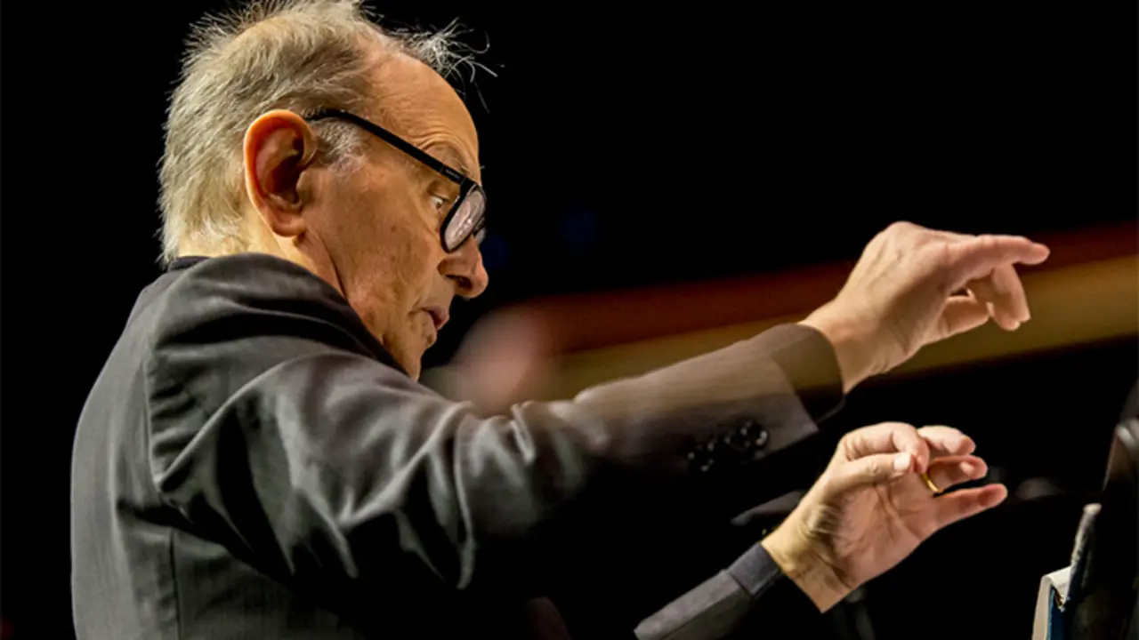 Ennio Morricone en el Slovnaft Arena de Bratislava ./ Web de Ennio Morricone