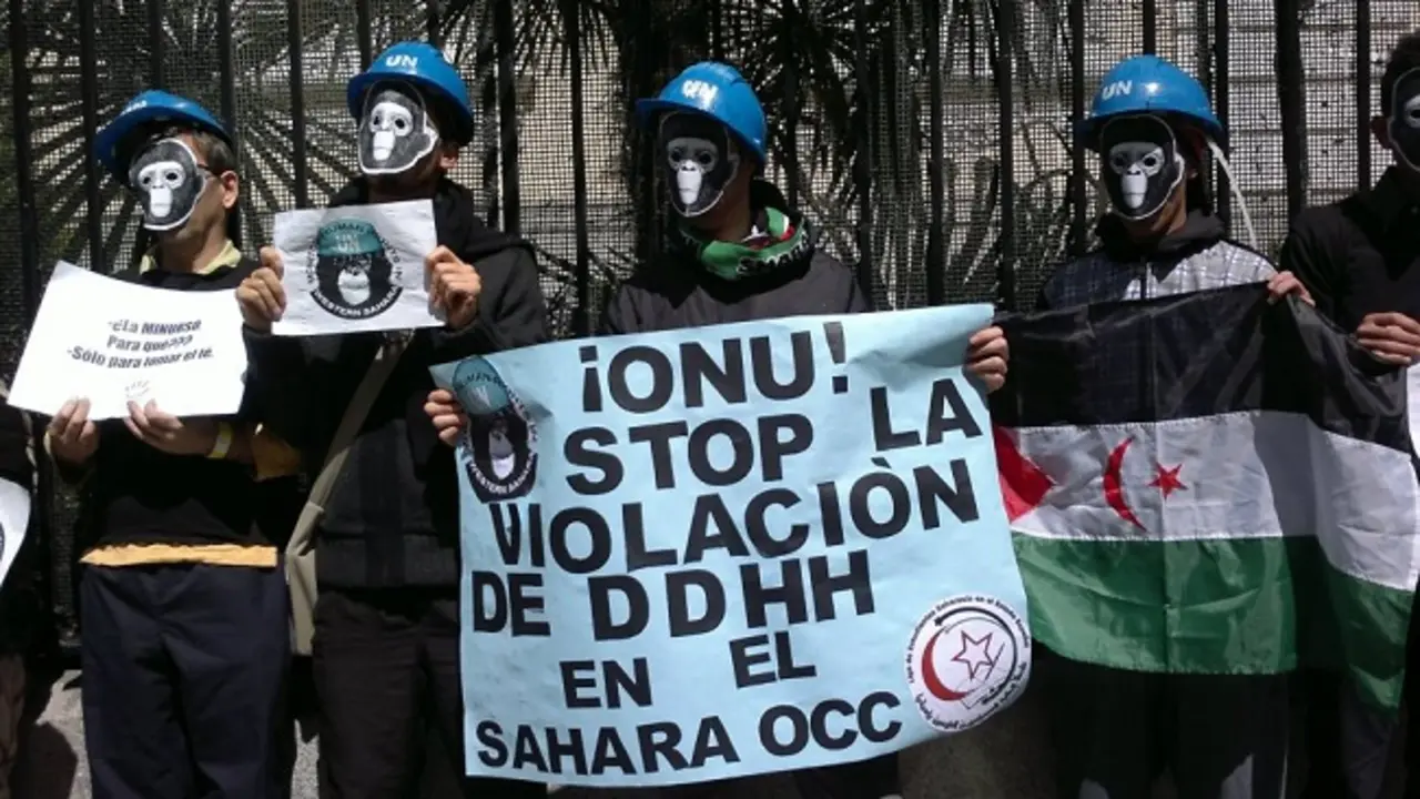 Manifestacion contra la MINURSO