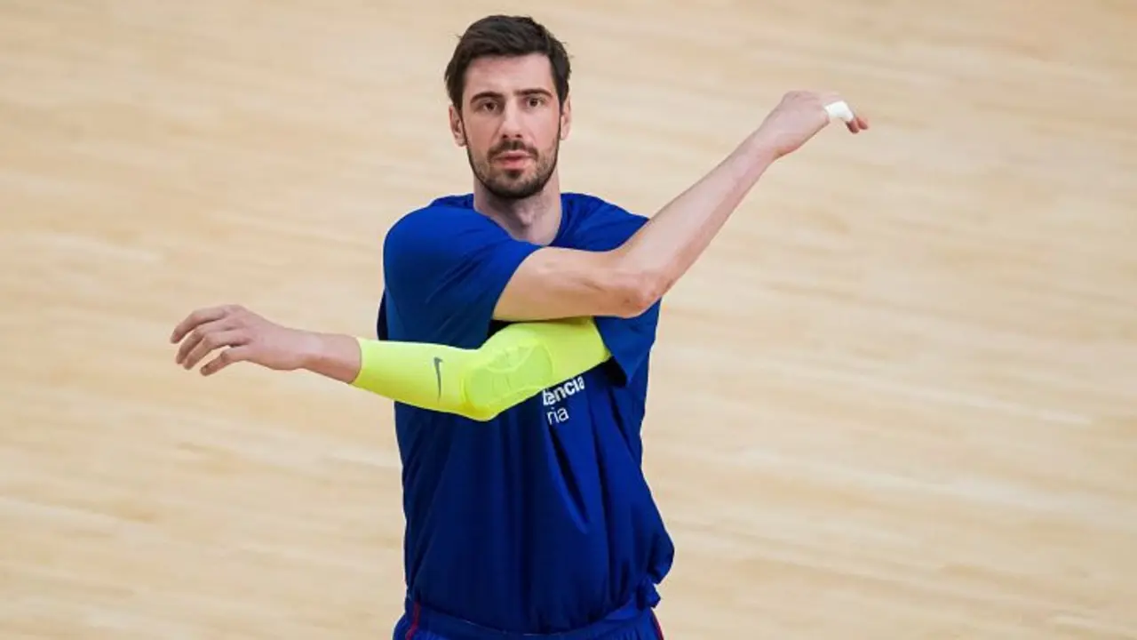 Ante Tomic calentando. / RRSS