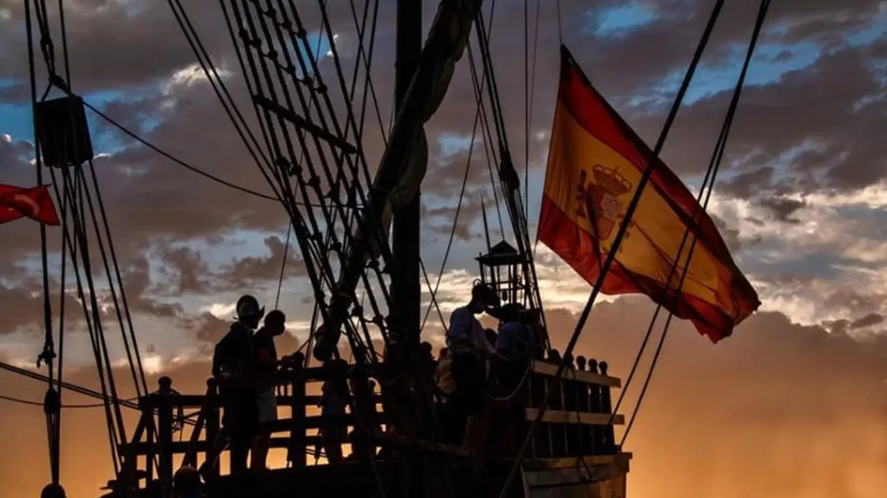 Nao Victoria en Sevilla y el Tercio de Olivares 
