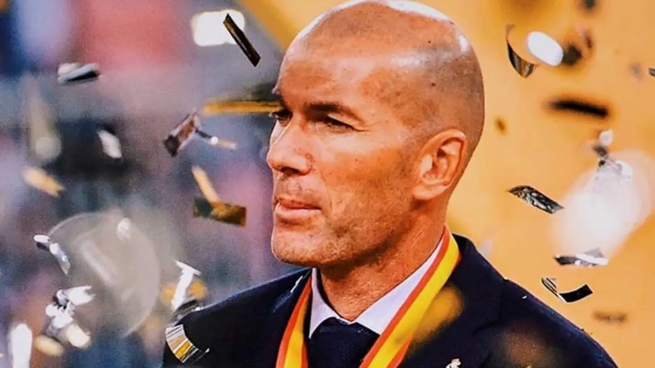 Zinedine Zidane, entrenador del Real Madrid. / Instagram