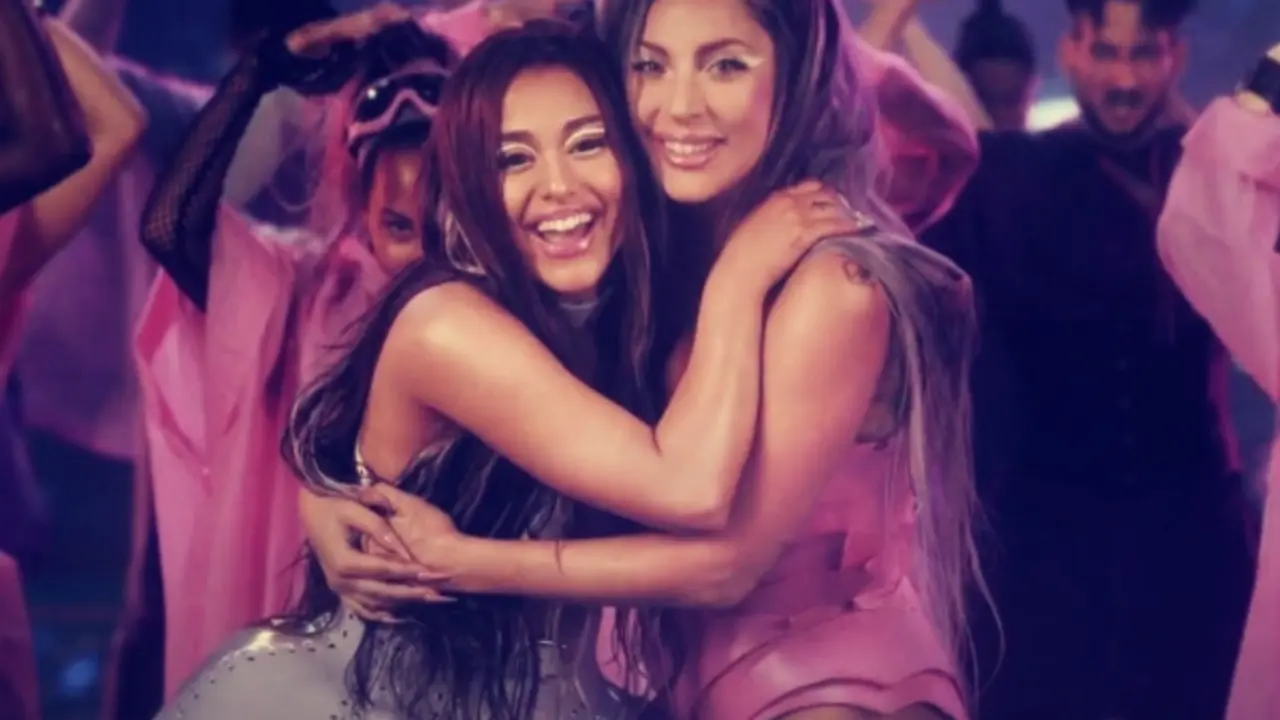 Ariana Grande y Lady Gaga, cantantes. YouTube.