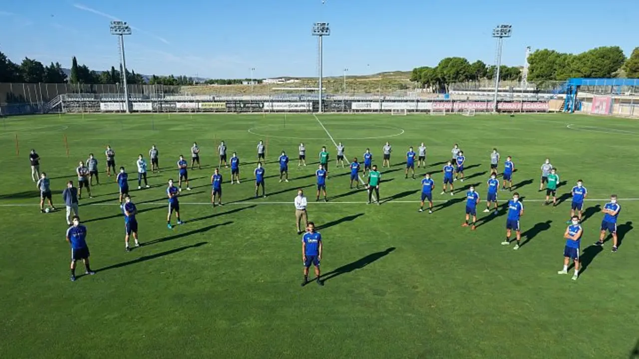 Plantilla del Real Zaragoza. / RRSS