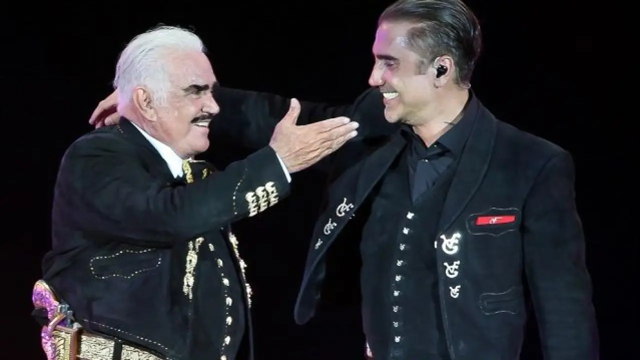 Vicente y Alejandro Fern&aacute;ndez. / Instagram