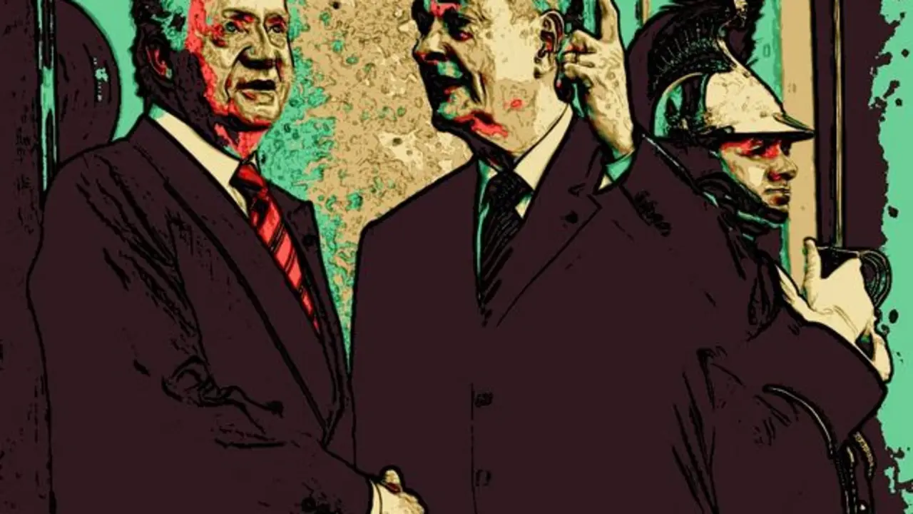 Juan Carlos I y Chirac.