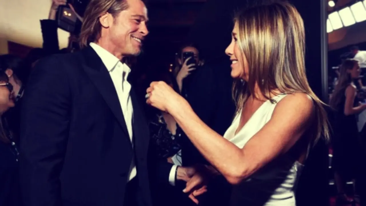 Brad Pitt y Jennifer Aniston. Instagram.