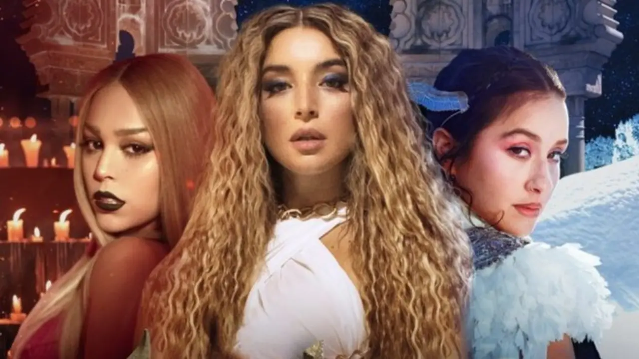 Danna Paola, Lola &Iacute;ndigo y Denise Rosenthal. / Youtube