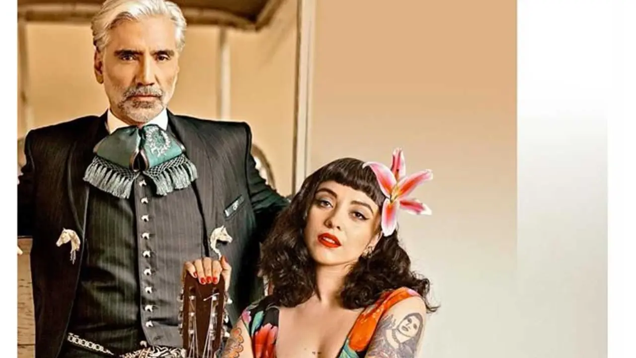 Alejandro Fern&aacute;ndez y Mon Laferte. / Cortes&iacute;a