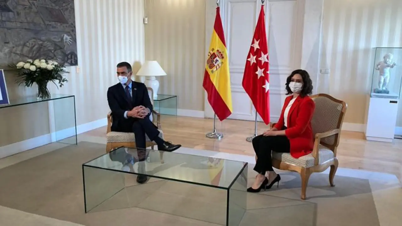 Pedro Sánchez e Isabel Díaz Ayuso. / Mundiario