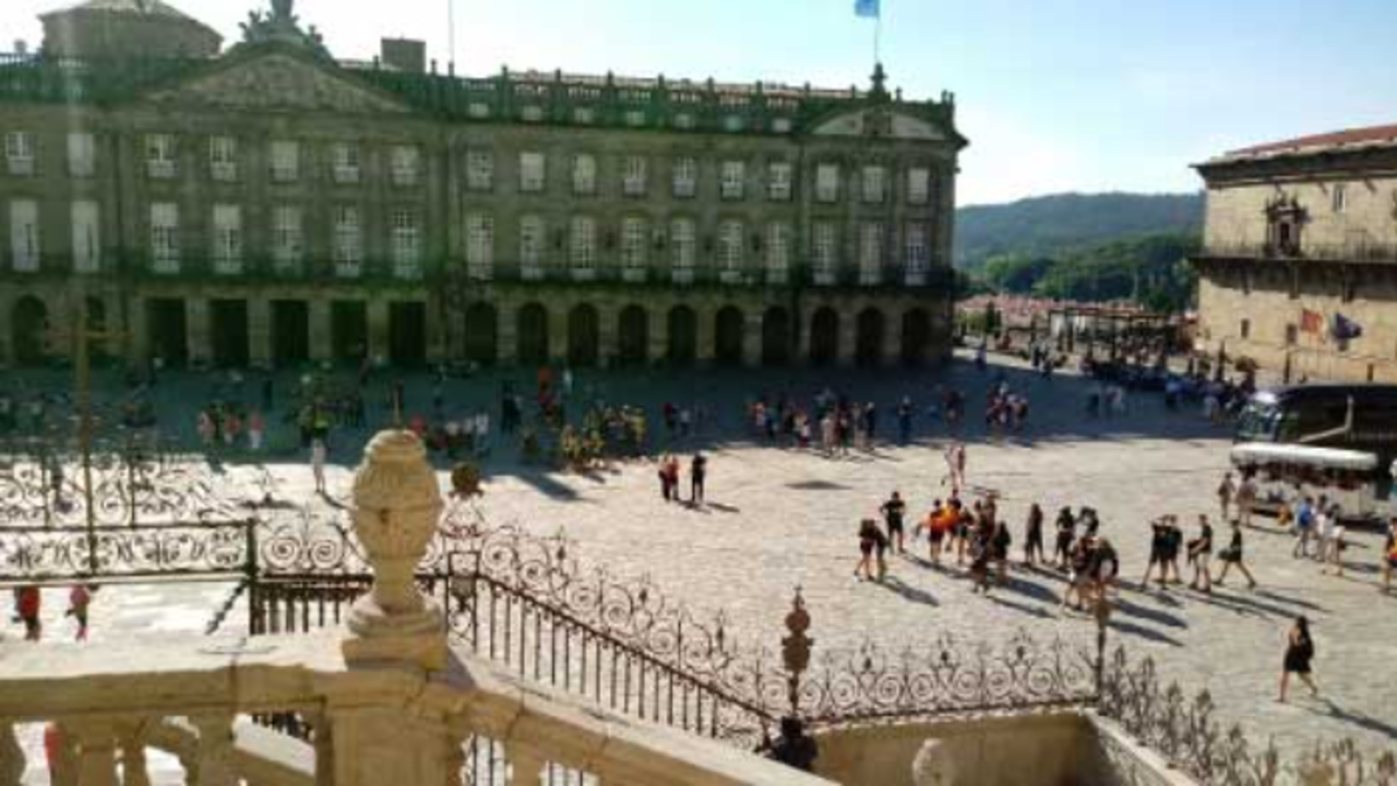 Plaza do Obradoiro, en Santiago de Compostela. / Pixabay